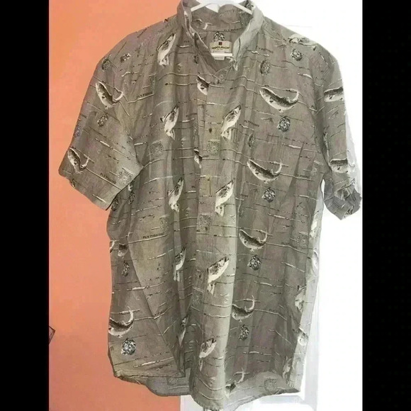 Men’s Woolrich Fly Fishing Button Down - Picture 1 of 4